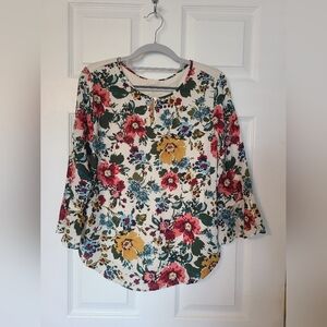 Floral Print Women's Top